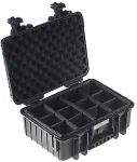 B&W Outdoor Case Type 4000 black with padded devider set