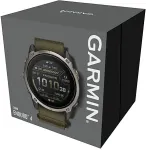 Garmin Nutikell Enduro 4 koos tumerohelise ComfortFit kangas rihmaga