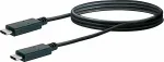 SCHWAIGER USB-Kabel 3.1 St. C auf 3.1 TypC 1,00m Schwarz