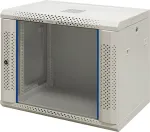 TOTEN 19" wall cabinet , 9U, 600x450, glass door, white / WS64096000 / 19-W6409V