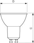 PHILIPS PHI CorePro LEDspot 5-50W GU10 827 36&deg; DIM