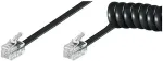 Telefon Goobay Kabel iczny (Spiralny) RJ10 4m