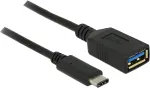 DeLOCK USB-C adapter 15cm Sort