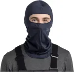Buff Kominiarka MERINO LIGHTWEIGHT BALACLAVA SOLID NIGHT BLUE one size