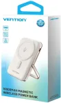 VENTION 10000mAh 20W - magnetic power bank (white)