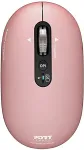 Hiir PORT CONNECT Mouse | PURE MAC | Wireless | Bluetooth | Pink
