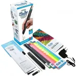3Doodler Filament / Create+ & Pro+ / 250 / PLA / schwarz, wei&szlig;, durchsichtig, durchsichtig blau, grau / Clearly Glacier Mix