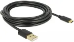 DeLOCK Kabel USB 2.0 A > C 3.0m schwarz