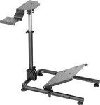White Shark CONQUEROR-2 Foldable Racing Steering Wheel Stand With Gear Shifter Mount