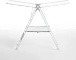 Rayen Drying Rack with Shoe Holders - 145 x 61 cm, White