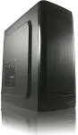 Korpus LC-POWER LC Power Classic 7034B - Midi Tower - ATX - ohne Netzteil - Schwarz, Geb&uuml;rstetes Aluminium / Schwarz - USB/Audio (LC-7034B-ON)