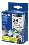 Brother TZE-FX261, white/black, 36mm