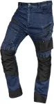 NEO TOOLS Spodnie robocze DENIM, wzmocnienia Oxford, granatowe, rozmiar XS