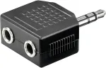 Goobay | Headphone AUX adapter; 3.5 mm jack 1-to-2