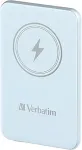 Verbatim Wireless Power Bank Charge 'n' Go 5,000mAh (light blue, Qi, PD 3.0, Quick Charge 3.0)