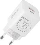 OBAL:ME GaN Travel Charger USB-A + USB-C 36W White