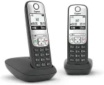 Telefon GIGASET Laua Gigaset A690A Duo analoog/DECT helistaja nime ja ID kuvamisega Black