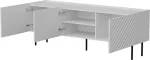 Cama MEBLE Cama LUCCA 3D TV cabinet 165x40x59 white
