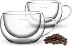 Lamart Boorsilikaadist cappuccino tassid 2x270ml Vaso LT9012
