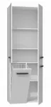 TOP E SHOP Topeshop NEL 1K DD BPOŁ bathroom storage cabinet White