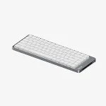 Klaviatuur Lofree Flow 2 84 keyboard Universal USB + RF Wireless + Bluetooth QWERTY White, Silver