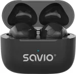 Savio TWS-02 PRO headphones/headset Wireless In-ear Music/Everyday USB Type-C Bluetooth Black