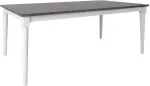 Home4you S&ouml;&ouml;gilaud JANELLE 183x91xH75cm, hall/valge