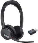 YEALINK Juhtmevabad peakomplektid WH64 Hybrid Dual Teams Yealink Peakomplekt kontorisse/k&otilde;nekeskusesse Micro-USB Bluetooth Black