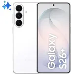Mobiiltelefon SAMSUNG Galaxy S26+ (S947) | White | 6.7 " | Dynamic LTPO AMOLED 2X | 3120 x 1440 pixels | Qualcomm | Snapdragon 8 Elite Gen 5 | Internal RAM 12 GB | 256 GB | Dual SIM | 4G | 5G | Main camera resolution 50 MP | Secondary camera resoluti ...