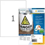 HERMA Etik. A4 Outdoor Klebefolie wei&szlig; 210x297 mm 40 St
