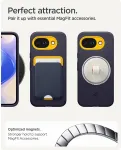 SPIGEN Kaitse&uuml;mbris Nano Pop (MagFit), Google Pixel 10a, tumesinine, Qi2/MagSafe &uuml;hilduv,