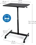 Tatkraft Focus Airlift Sit-Stand mobiilne ergonoomiline s&uuml;learvuti laud
