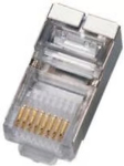 NONAME Connector RJ45 STP Cat5e 8p8c for face (10 pcs)