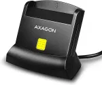 Kaardilugeja AXAGON desktop stand reader Smart card / ID card AXAGON CRE-SM2 with USB 2.0 interface include SD, microSD and SIM card slots.