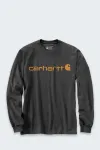 No name Koszulka Carhartt Dearborn Relaxed LS Logo CARBON