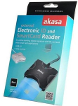 Akasa external Smart card reader - black