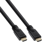 INLINE INLINE HDMI HighSpeed Kabel PREMIUM St/St mit Ethernet abwaertskompatibel vergoldete Kontakte 4K2K schwarz 10m