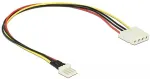 DeLOCK Kabel Power Floppy 4 Pin Stecker > Molex 4 Pin Buchse 30 cm