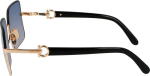 Ferragamo P&auml;ikeseprillid WOMEN SF302SLN-703 (L&auml;&auml;ts/Sild/Tagaosa) 60/18/140 mm