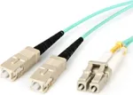 Startech .com 10Gb Aqua Multimode 50/125 Duplex LSZH LWL-Patchkabel LC - SC - Patch-Kabel - LC Multi-Mode (M) - SC multi-mode (M) - 2,0m - Glasfaser - 50/125 Mikrometer - Aquamarin (A50FBLCSC2)