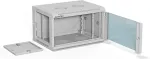 A-LAN ALANTEC 19" 6U 600x450 wall-mounted cabinet, grey