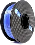 NONAME Tooner Flashforge Filament, PLA Silk Ice | 3DP-PLA-SK-01-ICE | 1.75 mm diameter, 1kg/spool | Ice blue + Dark blue