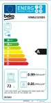 Pliit Beko Cooker FBM62320SDS, Width 60 cm, A, Gas/Electric, LED screen