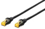 Digitus CAT 6A S/FTP Patchkabel, 1m, schwarz