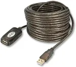 Lindy USB 2.0 Aktiv-Verl&auml;ngerung Typ A/A M/F 20m