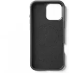 Mujjo Kaitse&uuml;mbris Shield Case, Apple iPhone 16 Pro Max, must, MagSafe, naturaalsest nahast tagak&uuml;ljega,