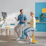 ESSELTE Leitz Ergo Cosy ergonomic balance chair, grey