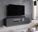 Cama MEBLE Cama LED lighting RTV cabinet REJA white
