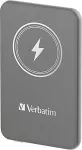 VERBATIM Wireless Power Bank Charge 'n' Go 5,000mAh (grey, Qi, PD 3.0, Quick Charge 3.0)