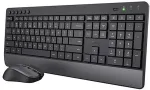 Klaviatuur Trust Trezo keyboard Mouse included Universal RF Wireless QWERTY US English Black